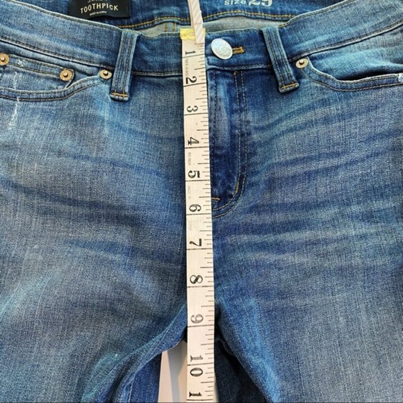 J Crew Cone Denim Toothpick Jeans Skinny Fit Sz 29 - Picture 3 of 8
